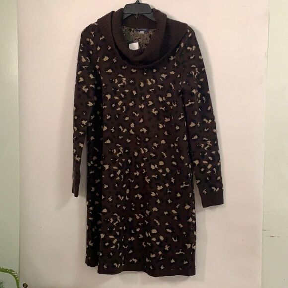NWT‎ TOMMY HILFIGER CROWL NECK SWEATER DRESS SZ M - Picture 1 of 8